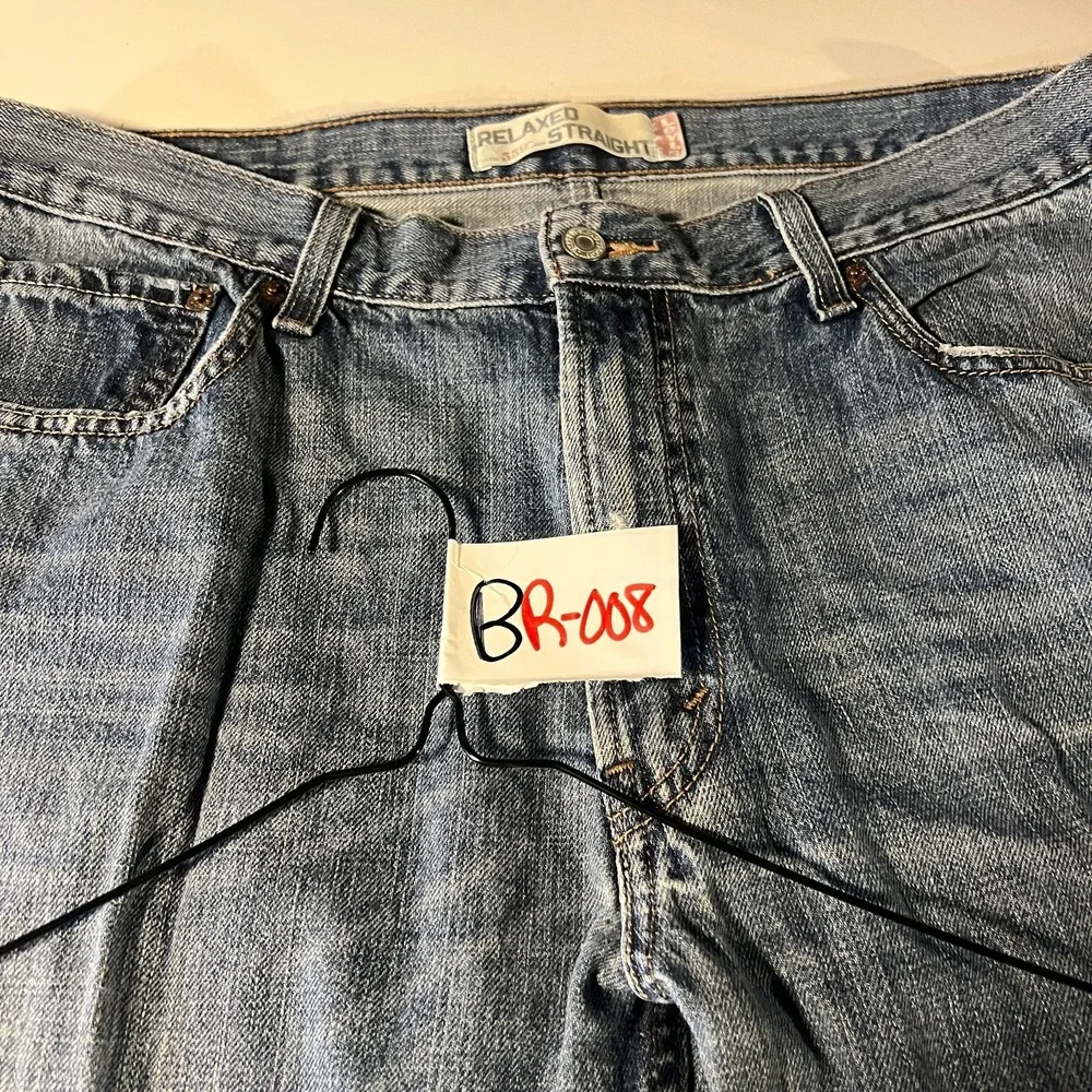 Levis 559 Jeans Men 36x32 (Fits 36x30) Relaxed Straight Leg Denim Dark Wash Pant